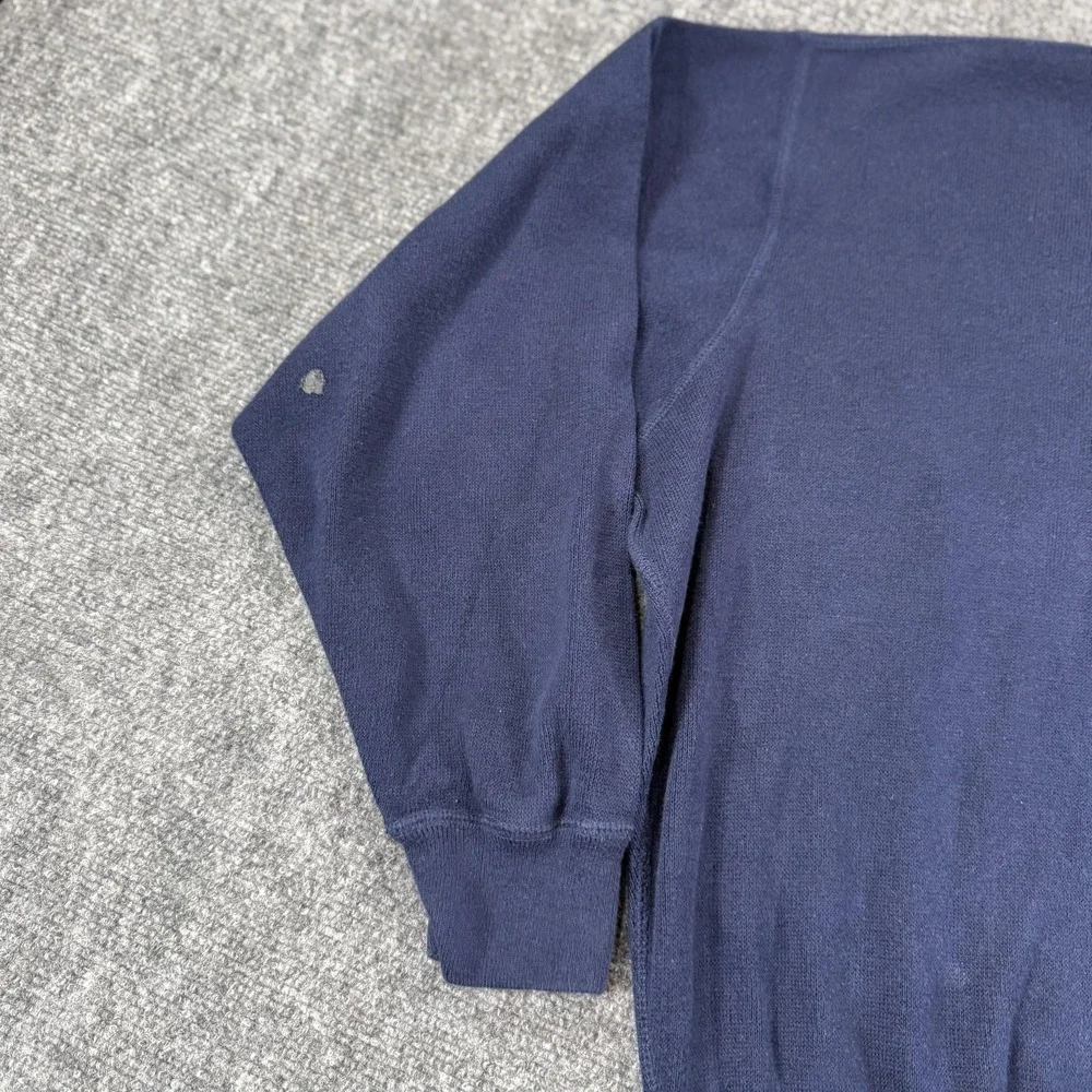 Polo Golf Ralph Lauren Sweater Mens 2XL Navy Blue Crest Cotton Crewneck Pullover